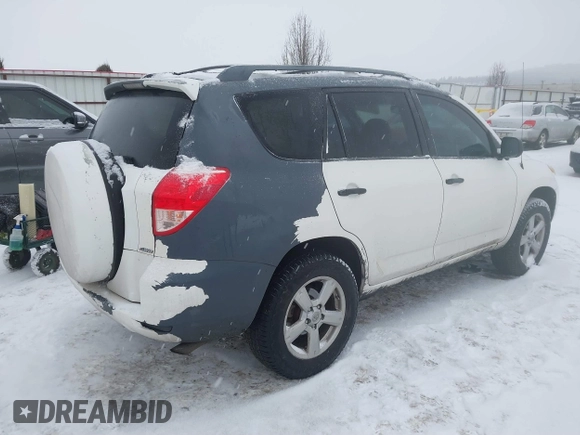 2007 Toyota RAV4 with VIN JTMBD33V775071912, listed as a IAAI auction lot 41588396 with 235,870 mi miles. Bid and sale history available at carsss.com. Image 4.
