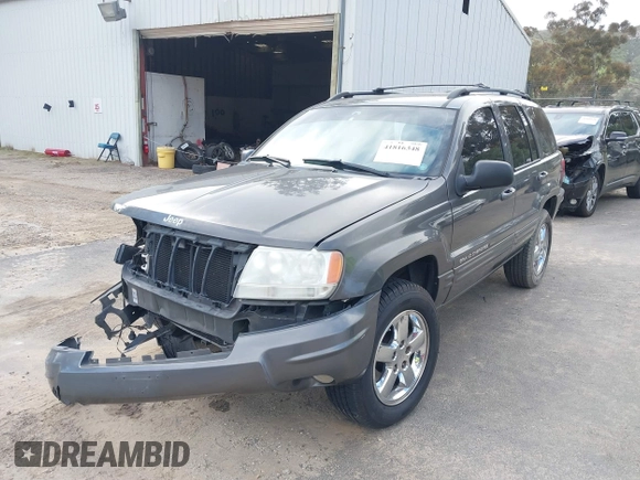 2004 Jeep Grand Cherokee Limited with VIN 1J8GX58N34C360819, listed as a IAAI auction lot 41816348 with 144,609 mi miles and . Bid and sale history available at DreamBid. Image 2.