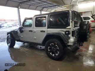 2024 Jeep Wrangler Rubicon with VIN 1C4RJXR6XRW292478, listed as a Copart auction lot 88075765 with 11,121 mi miles and Non Repairable. Bid and sale history available at DreamBid. Image 2.