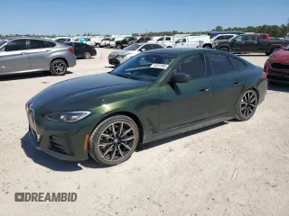 2023 BMW i4 eDrive40 z VIN WBY73AW02PFR23637, wystawiony jako Copart lot #48391995 z przebiegiem 21 747 mil mil oraz Szkody całkowita. Historia ofert i sprzedaży dostępna na DreamBid. Obrazek 1.