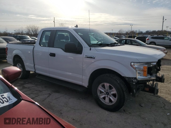 2020 Ford F-150 XL with VIN 1FTEX1CBXLFB07000, listed as a Copart auction lot 44165245 with 138,554 mi miles and Salvage Title. Bid and sale history available at DreamBid. Image 4.