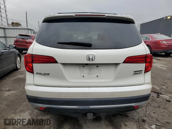 2017 Honda Pilot Touring with VIN 5FNYF6H96HB050311, listed as a Copart auction lot 80717244 with 88,696 mi miles and Salvage Title. Bid and sale history available at carsss.com. Image 6.