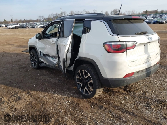 2021 Jeep Compass Limited with VIN 3C4NJDCB6MT561125, listed as a IAAI auction lot 41803373 with 48,360 mi miles and . Bid and sale history available at carsss.com. Image 3.
