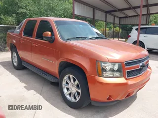 2007 Chevrolet Avalanche LTZ with VIN 3GNEC12037G156692, listed as a IAAI auction lot 42654718 with 261,918 mi miles and . Bid and sale history available at DreamBid. Image 1.