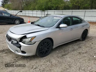 2014 Nissan Maxima S with VIN 1N4AA5AP6EC493480, listed as a Copart auction lot 51543135 with 177,170 mi miles and Salvage title. Bid and sale history available at DreamBid. Image 1.