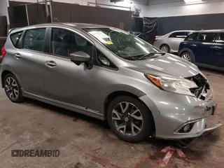 2015 Nissan Note SV with VIN 3N1CE2CP0FL400447, listed as a IAAI auction lot 41669498 with 96,699 mi miles and . Bid and sale history available at DreamBid. Image 1.
