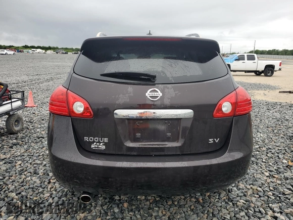 2011 Nissan Rogue SV with VIN JN8AS5MT5BW159813, listed as a Copart auction lot 52286965 with 0 mi miles and Salvage Title. Bid and sale history available at carsss.com. Image 6.