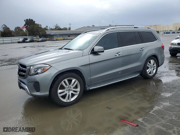 2017 Mercedes-Benz GLS with VIN 4JGDF6EE6HA746669, listed as a Copart auction lot 48825855 with 97,471 mi miles and Clean Title. Bid and sale history available at carsss.com. Image 1.
