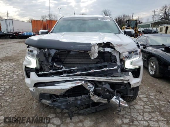 2023 Chevrolet Silverado 1500 LTZ with VIN 3GCUDGE87PG355184, listed as a Copart auction lot 85741044 with 44,075 mi miles and Salvage Title. Bid and sale history available at carsss.com. Image 5.