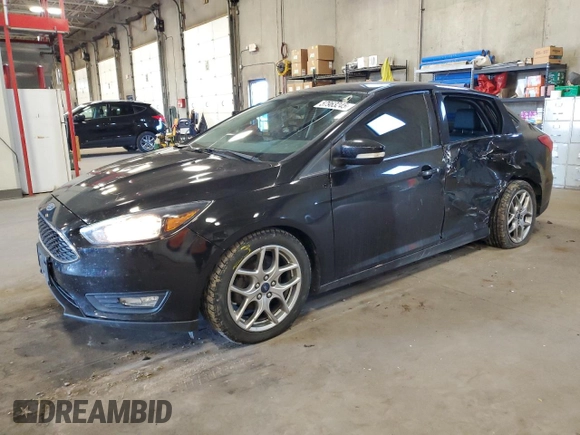 2015 Ford Focus SE with VIN 1FADP3F26FL385522, listed as a Copart auction lot 57963245 with 82,794 mi miles and Salvage title. Bid and sale history available at DreamBid. Image 1.