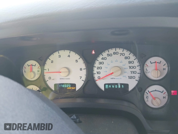 2005 Dodge 1500 ST with VIN 1D7HA16K45J620744, listed as a IAAI auction lot 41733341 with 178,020 mi miles and . Bid and sale history available at DreamBid. Image 7.