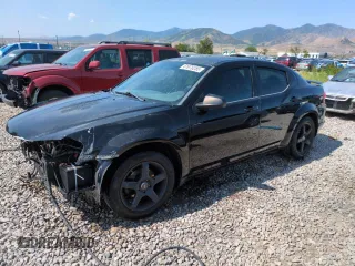 2014 Dodge Avenger SE with VIN 1C3CDZAGXEN138726, listed as a Copart auction lot 61976285 with 141,886 mi miles and Salvage title. Bid and sale history available at DreamBid. Image 1.