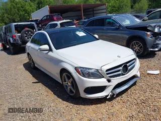 2015 Mercedes-Benz C-Class C 300 with VIN 55SWF4JB2FU089272, listed as a IAAI auction lot 42025646 with 164,358 mi miles. Bid and sale history available at carsss.com. Image 1.