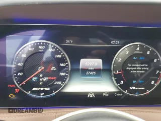 2019 Mercedes-Benz S-Class AMG S 63 with VIN WDDUG8JB5KA463752, listed as a Copart auction lot 88930085 with 27,425 mi miles and Salvage Title. Bid and sale history available at carsss.com. Image 9.