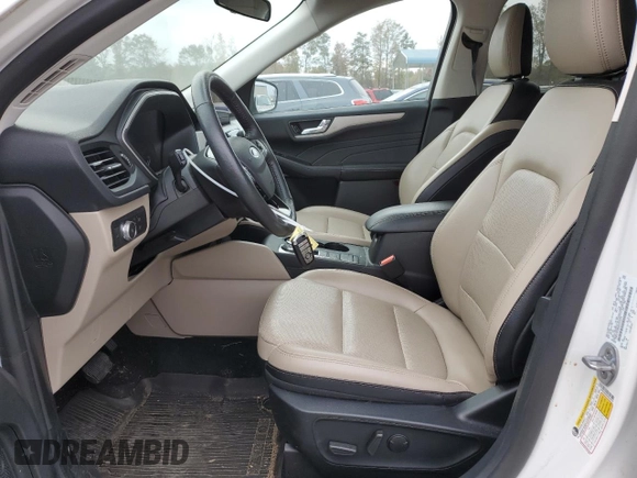 2021 Ford Escape SEL with VIN 1FMCU9H9XMUA23479, listed as a Copart auction lot 77737584 with 54,705 mi miles and Salvage Title. Bid and sale history available at DreamBid. Image 7.