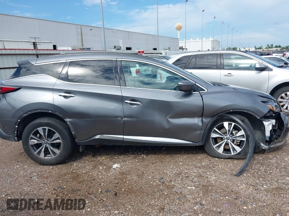 2023 Nissan Murano SV z VIN 5N1AZ2BJ6PC140912, wystawiony jako IAAI lot #42684601 z przebiegiem 52 272 mil mil oraz . Historia ofert i sprzedaży dostępna na DreamBid. Obrazek 14.