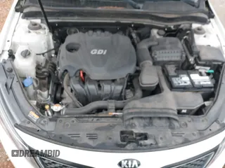2015 Kia Optima LX with VIN KNAGM4A74F5587415, listed as a IAAI auction lot 41184428 with 128,549 mi miles. Bid and sale history available at carsss.com. Image 10.