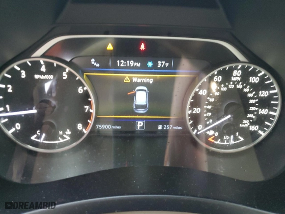 2018 Nissan Murano Platinum with VIN 5N1AZ2MH5JN138414, listed as a Copart auction lot 43056295 with 75,900 mi miles and Salvage Title. Bid and sale history available at carsss.com. Image 9.