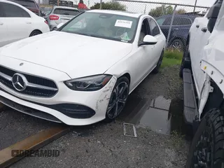 2025 Mercedes-Benz C 300 with VIN W1KAF4GB1SR243712, listed as a IAAI auction lot 41531516 with 4,506 mi miles and . Bid and sale history available at DreamBid. Image 2.