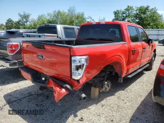 2021 Ford F-150 XL z VIN 1FTEW1EP8MKE10930, wystawiony jako Copart lot #60818745 z przebiegiem Nie podano mil oraz Szkoda całkowita • Salvage title. Historia ofert i sprzedaży dostępna na DreamBid. Obrazek 3.