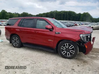 2023 GMC Yukon AT4 with VIN 1GKS2CKD8PR242436, listed as a Copart auction lot 62681704 with 18,457 mi miles and Salvage Title. Bid and sale history available at carsss.com. Image 4.