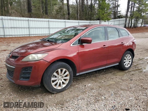 2011 Mazda CX-7 i SV with VIN JM3ER2A50B0359828, listed as a Copart auction lot 49338995 with 142,639 mi miles and Salvage Title. Bid and sale history available at carsss.com. Image 1.