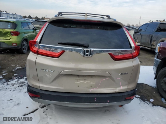 2018 Honda CR-V EX-L with VIN 2HKRW2H89JH698317, listed as a Copart auction lot 46048445 with 91,021 mi miles and Salvage Title. Bid and sale history available at carsss.com. Image 6.