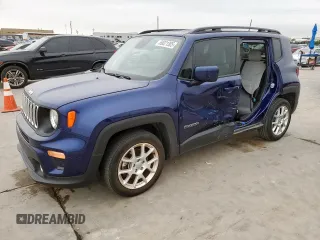 2020 Jeep Renegade Latitude with VIN ZACNJABB2LPL72507, listed as a Copart auction lot 59021305 with 39,034 mi miles and Salvage title. Bid and sale history available at DreamBid. Image 1.