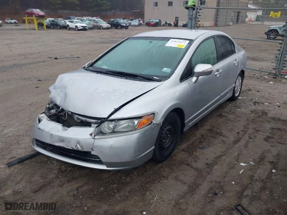 2008 Honda Civic Hybrid with VIN JHMFA36208S018725, listed as a IAAI auction lot 41815877 with 192,203 mi miles. Bid and sale history available at carsss.com. Image 2.