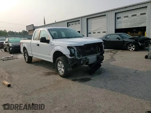 2017 Ford F-150 XL with VIN 1FTEX1EP5HFB04005, listed as a Copart auction lot 58965345 with 49,400 mi miles and Salvage title. Bid and sale history available at DreamBid. Image 14.