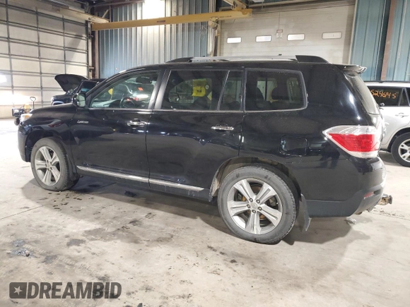 2012 Toyota Highlander Limited with VIN 5TDDK3EH2CS160765, listed as a Copart auction lot 49209385 with 170,967 mi miles and Salvage Title. Bid and sale history available at carsss.com. Image 2.