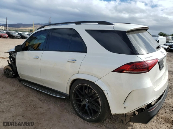 2021 Mercedes-Benz GLE with VIN 4JGFB6BB3MA282751, listed as a Copart auction lot 68928844 with 33,043 mi miles and Salvage Title. Bid and sale history available at carsss.com. Image 2.