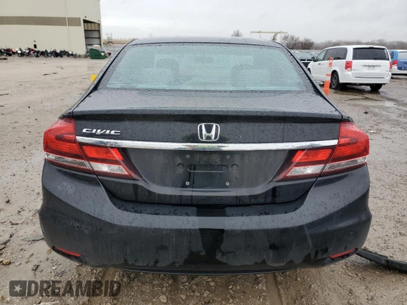 2014 Honda Civic Sedan EX with VIN 19XFB2F81EE083031, listed as a Copart auction lot 47484075 with 258,230 mi miles and Salvage Title. Bid and sale history available at carsss.com. Image 6.