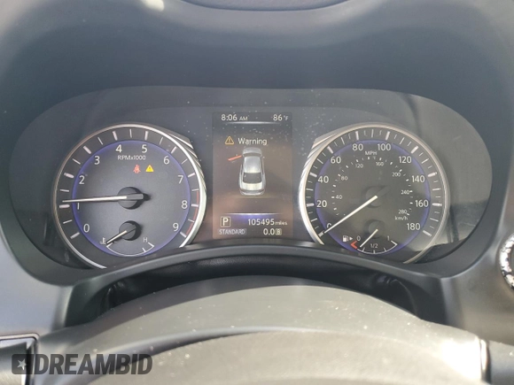 2014 Infiniti Q50 Premium with VIN JN1BV7AP3EM680901, listed as a Copart auction lot 64096895 with 105,495 mi miles and Clean title. Bid and sale history available at DreamBid. Image 9.