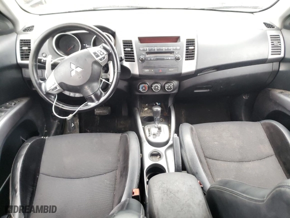 2010 Mitsubishi Outlander SE with VIN JA4AS3AW6AZ001289, listed as a Copart auction lot 53610374 with 199,031 mi miles and Salvage Title. Bid and sale history available at carsss.com. Image 8.