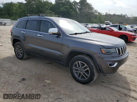 2019 Jeep Grand Cherokee Limited with VIN 1C4RJFBG9KC713711, listed as a Copart auction lot 55688685 with 105,205 mi miles and Salvage title. Bid and sale history available at DreamBid. Image 4.