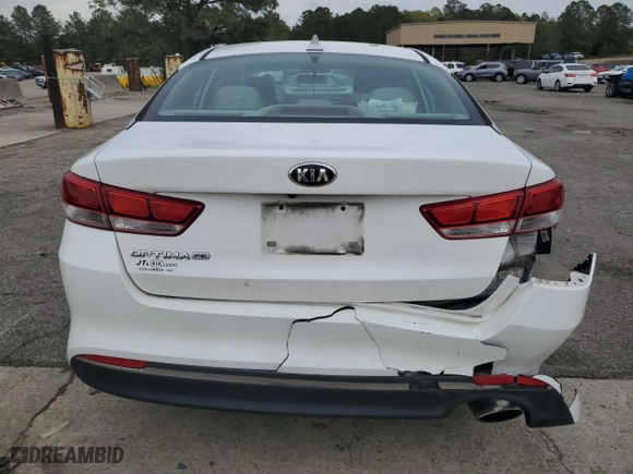 2016 Kia Optima LX with VIN 5XXGT4L35GG050405, listed as a Copart auction lot 50891065 with 134,046 mi miles and Salvage Title. Bid and sale history available at carsss.com. Image 6.