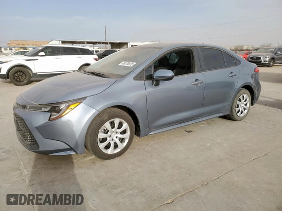 2022 Toyota Corolla LE with VIN 5YFEPMAE4NP287360, listed as a Copart auction lot 49279825 with 2,129 mi miles and Clean Title. Bid and sale history available at carsss.com. Image 1.