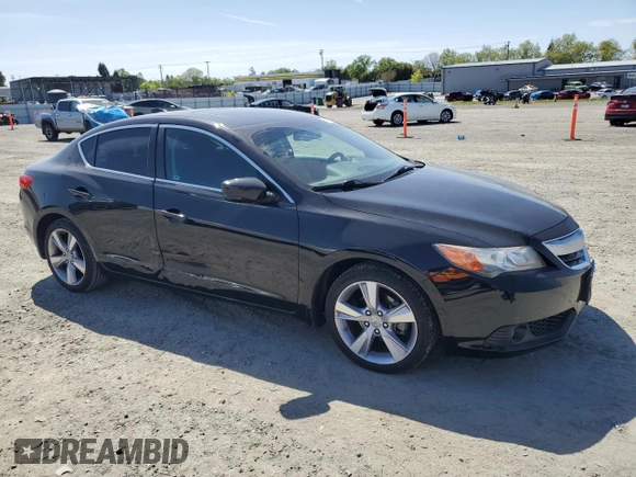 2013 Acura ILX Tech Pkg with VIN 19VDE1F71DE009521, listed as a Copart auction lot 51957595 with 129,268 mi miles and Salvage Title. Bid and sale history available at carsss.com. Image 4.