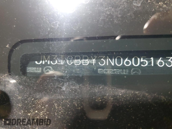 2022 Mazda CX-9 Sport с VIN JM3TCBBY3N0605163, выставлен на аукционе Copart как лот 57483635 с пробегом 36 495 миль миль и Чистый • Clean title. История ставок и продаж доступна на DreamBid. Изображение 14.