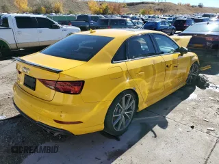 2017 Audi S3 Premium Plus with VIN WAUB1GFF0H1060289, listed as a Copart auction lot 65101602 with 41,163 mi miles. Bid and sale history available at carsss.com. Image 4.