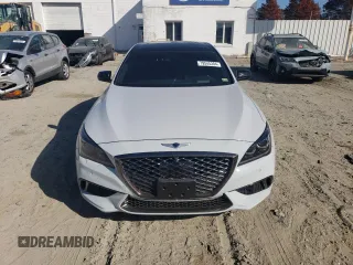 2018 Genesis G80 Sport with VIN KMHGN4JB8JU271630, listed as a Copart auction lot 79545304 with 116,432 mi miles and Salvage Title. Bid and sale history available at DreamBid. Image 5.