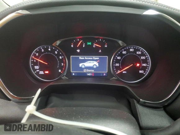 2025 Chevrolet Blazer LT with VIN 3GNKBHR45SS107121, listed as a Copart auction lot 53130305 with 1,401 mi miles and Salvage title. Bid and sale history available at DreamBid. Image 9.