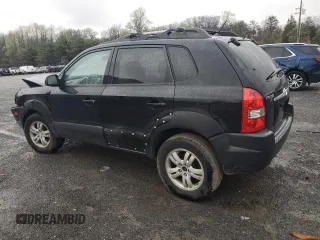 2008 Hyundai Tucson SE with VIN KM8JN72D98U848683, listed as a Copart auction lot 51710895 with 166,801 mi miles and Salvage Title. Bid and sale history available at carsss.com. Image 2.