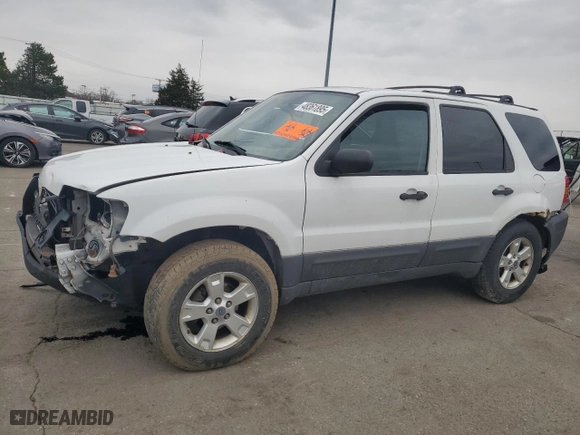 2006 Ford Escape XLT with VIN 1FMYU03166KD26308, listed as a Copart auction lot 48361895 with 0 mi miles and Salvage Title. Bid and sale history available at carsss.com. Image 1.