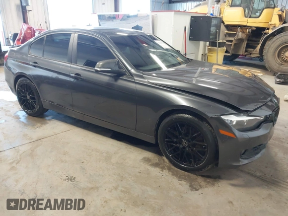 2015 BMW 3 Series 328i xDrive with VIN WBA3B5G53FNS17413, listed as a IAAI auction lot 41643479 with 99,065 mi miles. Bid and sale history available at carsss.com. Image 1.