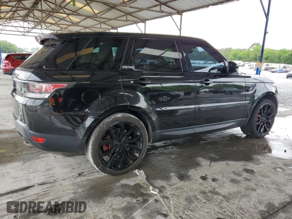 2014 Land Rover Range Rover Sport Supercharged with VIN SALWR2EFXEA318839, listed as a Copart auction lot 54145265 with 106,888 mi miles and Clean Title. Bid and sale history available at carsss.com. Image 3.