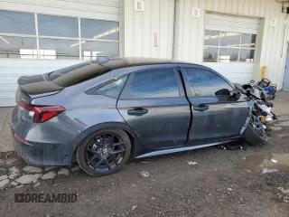 2025 Honda Civic Sedan Sport with VIN 2HGFE2F57SH528502, listed as a Copart auction lot 46727635 with 4,282 mi miles and Salvage Title. Bid and sale history available at carsss.com. Image 3.