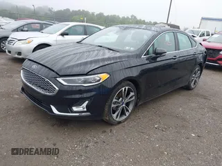 2019 Ford Fusion Titanium with VIN 3FA6P0D92KR125864, listed as a IAAI auction lot 42425422 with 109,340 mi miles and . Bid and sale history available at DreamBid. Image 17.