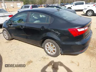 2017 Kia Rio LX with VIN KNADM4A35H6072209, listed as a IAAI auction lot 41826388 with 130,003 mi miles. Bid and sale history available at carsss.com. Image 3.